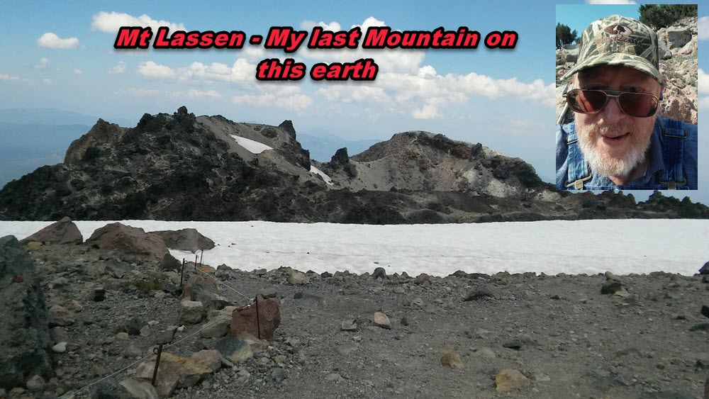 Danwillie blogger and Mt Lassen